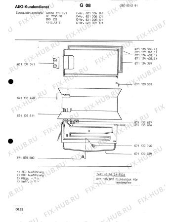 Взрыв-схема холодильника Kuppersbusch EKD 175 - Схема узла Section2
